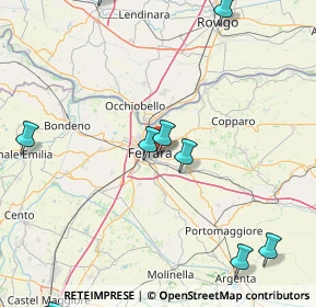 Mappa Via del Castagno, 44123 Ferrara FE, Italia (25.74636)