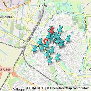 Mappa 44100 Ferrara FE, Italia (0.5705)