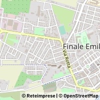 Térkép Finale Emilia