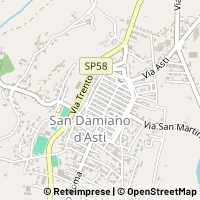 Harita San Damiano d'Asti