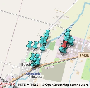 Mappa Strada di Chiozzola in Bogolese, 43058 Bogolese PR (0.42963)