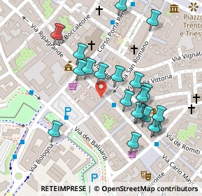 Mappa Via delle Pescherie Vecchie, 44121 Ferrara FE, Italia (0.116)
