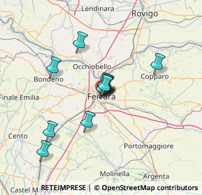 Mappa Via delle Pescherie Vecchie, 44121 Ferrara FE, Italia (9.63083)