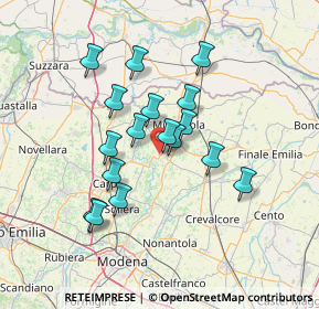 Mappa Via Malaspina, 41032 Cavezzo MO, Italia (11.78941)