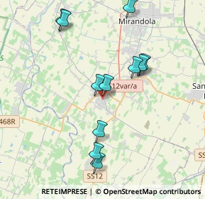 Mappa Via Volturno, 41032 Cavezzo MO, Italia (3.89364)