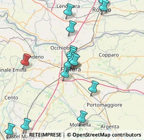 Mappa Via delle Vecchie, 44121 Ferrara FE, Italia (16.40933)
