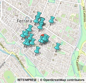 Mappa Via delle Vecchie, 44121 Ferrara FE, Italia (0.318)