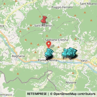 Mappa Località Altrecase, 27057 Varzi PV, Italia (1.61923)