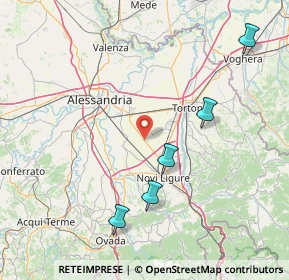 Mappa Via Vecchia Reale Z.I, 15062 Bosco Marengo AL, Italia (34.08455)