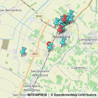 Mappa Via Andre Marie Ampere, 42017 Novellara RE, Italia (2.05929)