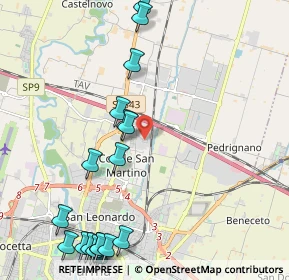 Mappa Via Alfredo Veroni, 43122 Parma PR, Italia (2.932)