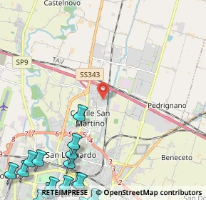 Mappa Via Alfredo Veroni, 43122 Parma PR, Italia (3.82688)