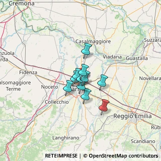 Mappa Via Alfredo Veroni, 43122 Parma PR, Italia (6.83545)