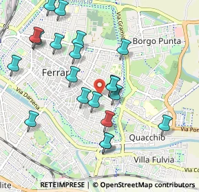 Mappa Via Ugo Bassi, 44121 Ferrara FE, Italia (1.03)