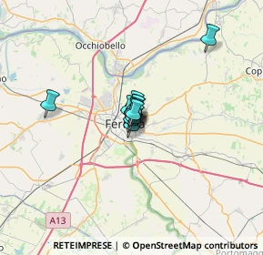 Mappa Via Ugo Bassi, 44121 Ferrara FE, Italia (2.42083)