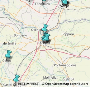 Mappa Via Ugo Bassi, 44121 Ferrara FE, Italia (19.42158)