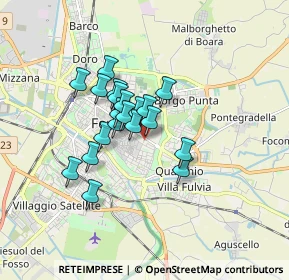 Mappa Via Ugo Bassi, 44121 Ferrara FE, Italia (1.216)