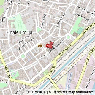 Mappa Corso Giacomo Matteotti,  5, 41034 Finale Emilia, Modena (Emilia Romagna)