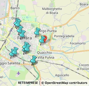 Mappa Via San Contardo d'Este, 44123 Ferrara FE, Italia (2.17769)