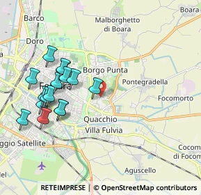 Mappa Via San Contardo d'Este, 44123 Ferrara FE, Italia (2.04563)