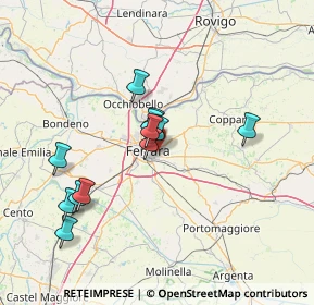 Mappa Via San Contardo d'Este, 44123 Ferrara FE, Italia (12.73417)