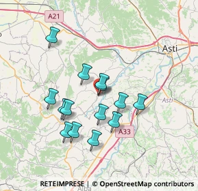 Mappa Via Peano, 14015 San Damiano d'Asti AT, Italia (6.17)