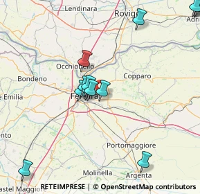 Mappa Via della Crispa, 44123 Ferrara FE, Italia (18.49538)