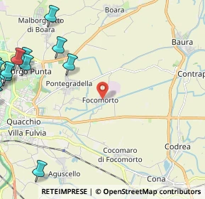 Mappa Via della Crispa, 44123 Ferrara FE, Italia (3.8865)