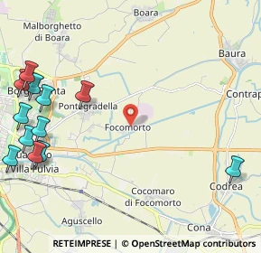 Mappa Via della Crispa, 44123 Ferrara FE, Italia (3.14333)