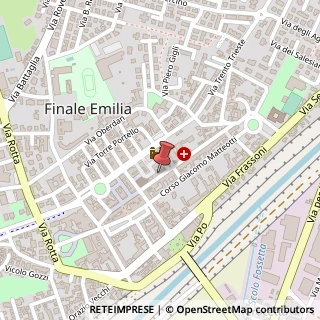 Mappa Corso Cavour, 5, 41034 Finale Emilia, Modena (Emilia Romagna)