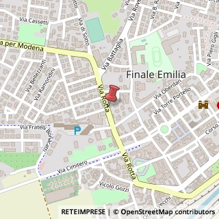 Mappa Via della Rotta, 6, 41034 Finale Emilia, Modena (Emilia Romagna)