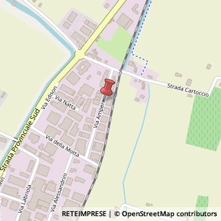 Mappa Via Andre Marie Ampere, 42, 42017 Novellara, Reggio nell'Emilia (Emilia Romagna)
