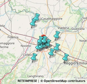 Mappa Via Maria Callas, 43122 Parma PR, Italia (9.372)