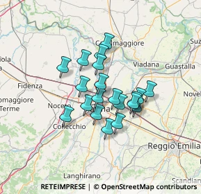 Mappa Via Maria Callas, 43122 Parma PR, Italia (9.8395)