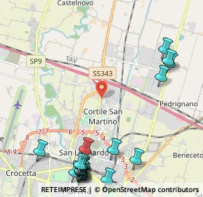 Mappa Via Maria Callas, 43122 Parma PR, Italia (3.086)