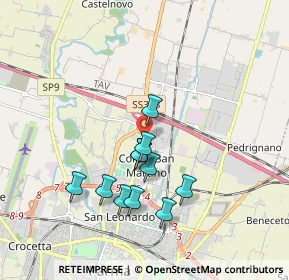 Mappa Via Maria Callas, 43122 Parma PR, Italia (1.6)