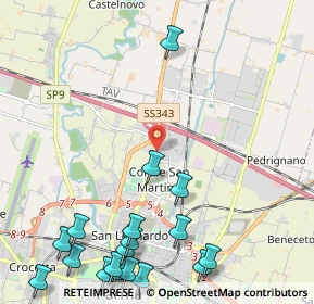 Mappa Via Maria Callas, 43122 Parma PR, Italia (3.09389)