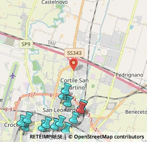 Mappa Via Maria Callas, 43122 Parma PR, Italia (3.18143)
