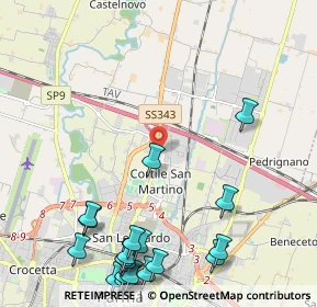 Mappa Via Maria Callas, 43122 Parma PR, Italia (3.009)