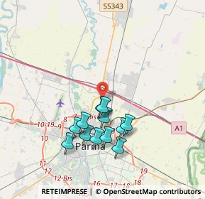 Mappa Via Maria Callas, 43122 Parma PR, Italia (3.35583)