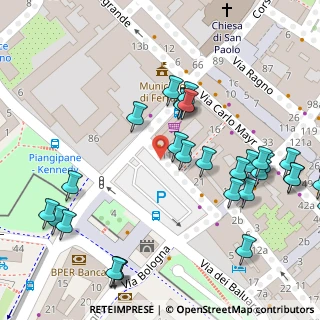 Mappa Fornice Achille Grandi, 44121 Ferrara FE, Italia (0.06897)