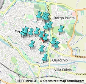 Mappa Corso della Giovecca, 44122 Ferrara FE, Italia (0.6515)