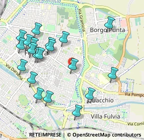 Mappa Corso della Giovecca, 44122 Ferrara FE, Italia (1.1345)