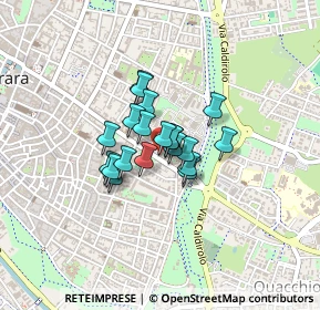 Mappa Corso della Giovecca, 44122 Ferrara FE, Italia (0.24)