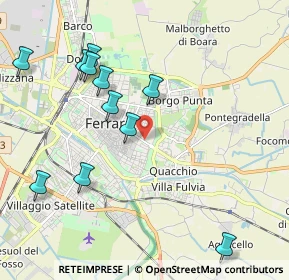 Mappa Corso della Giovecca, 44122 Ferrara FE, Italia (2.25364)
