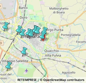 Mappa Corso della Giovecca, 44122 Ferrara FE, Italia (1.73833)