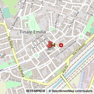 Mappa Via del Monte, 6, 41034 Finale Emilia, Modena (Emilia Romagna)