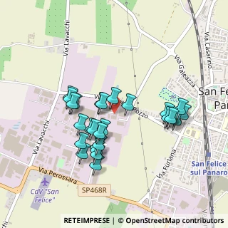 Mappa Via Alessandro Volta, 41038 San felice sul Panaro MO, Italia (0.41852)