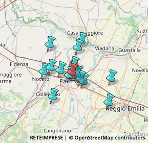 Mappa Via Xenodochio, 43122 Parma PR, Italia (9.82933)