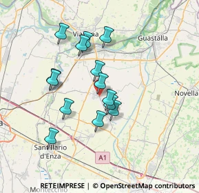 Mappa Via Michelangelo Buonarroti, 42028 Poviglio RE, Italia (6.06429)